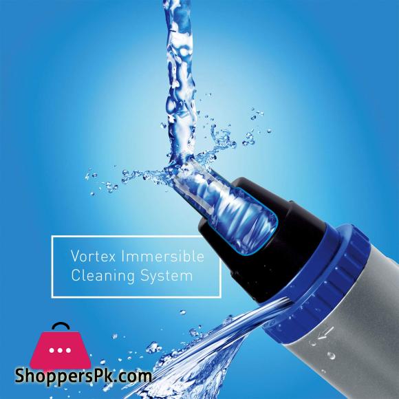 Panasonic ER-GN30-K Nose Ear n Facial Hair Trimmer Wet Dry with Vortex Cleaning System