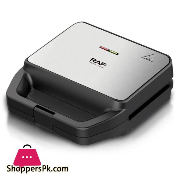 RAF 5 in 1 Detachable Non-stick Plates Sandwich, Panini grill Waffles Maker With 5 Sets