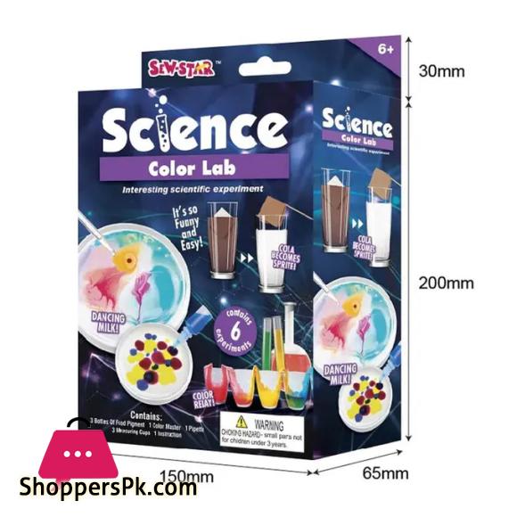 Science Color Lab Interesting Scientific Experiments Easy DIY Kit For Kids