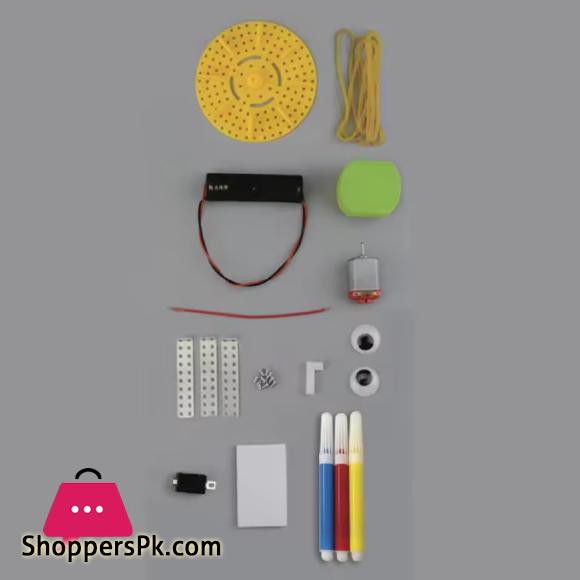 Science Scrawl Walk Robot Interesting Scientific Experiments Easy DIY Kit For Kids