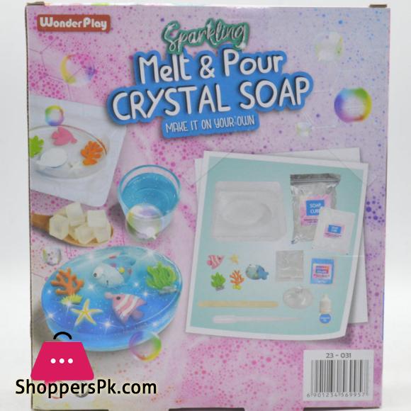 Sparkling Metal & Pour Crystal Soup