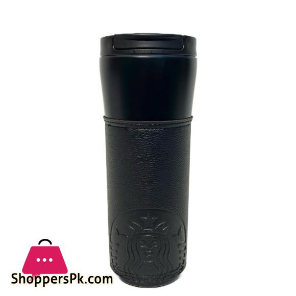 Starbucks Travel Mug With Leather Cover 473ml