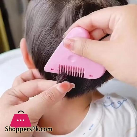 Baby Hair Cutting Comb With Blade Bangs Hair Trimmer Pubic Hair Remover Razor Trimming Tools For everyone Kids hait cutting comb