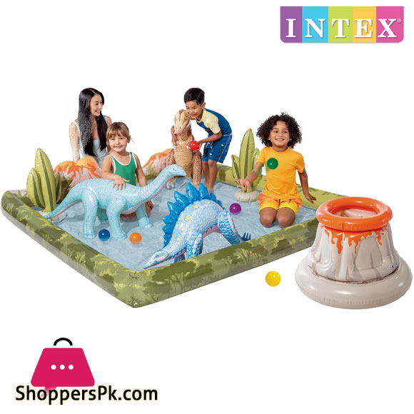 Intex Inflatable Dinosaurs Play Center Diffuser Balls and Inflatables 6.5 Feet - 56132