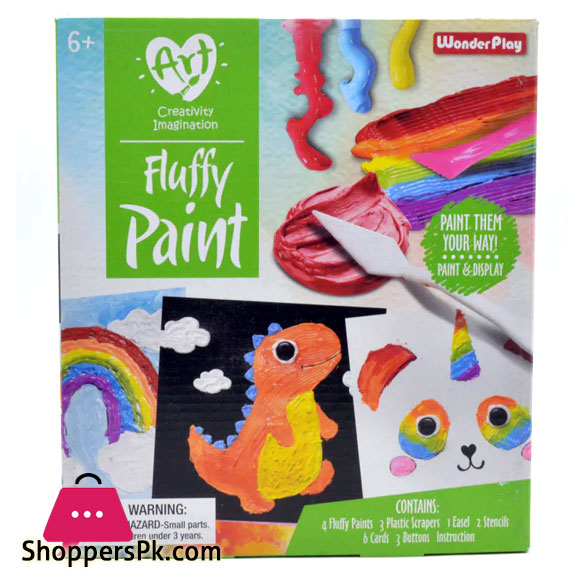 Kids Fluffy Paint Art