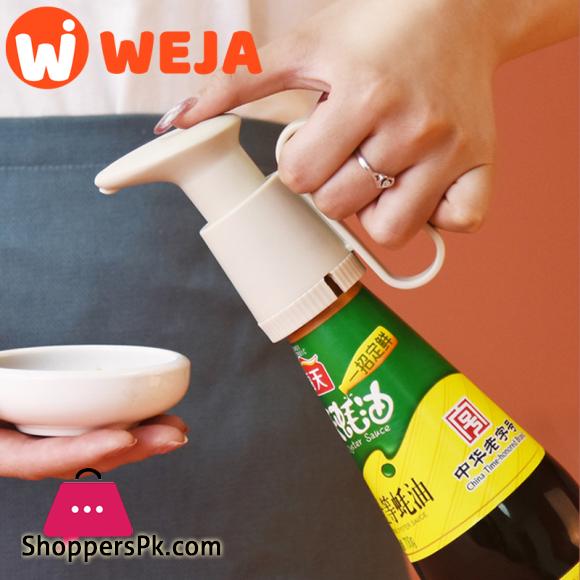 kitchen oyster sauce squeezer press-type oil squeezing tool oil bottle press mouth pump head 1-Pcs
