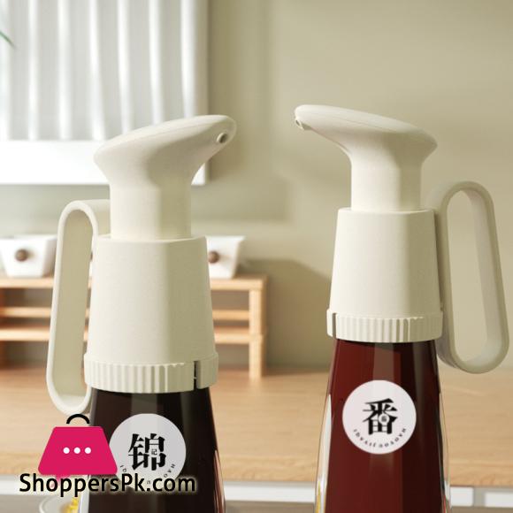 kitchen oyster sauce squeezer press-type oil squeezing tool oil bottle press mouth pump head 1-Pcs