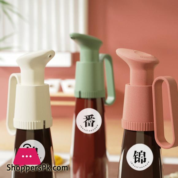 kitchen oyster sauce squeezer press-type oil squeezing tool oil bottle press mouth pump head 1-Pcs