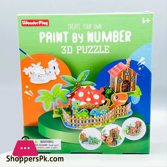 Paint By Number 3D Puzzle