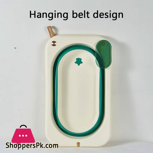 Portable Baby Bathtub with Storage Shelf
