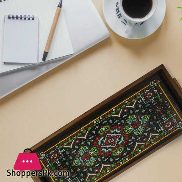Saqafati Art Tray 6.5 x 15.5 Inch