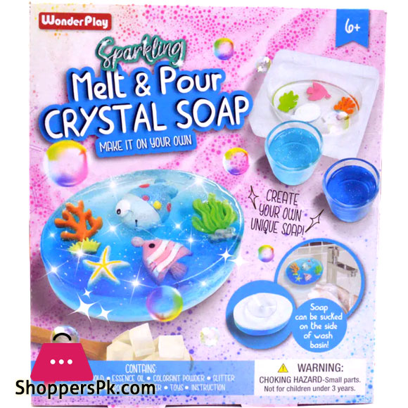 Sparkling Metal & Pour Crystal Soup