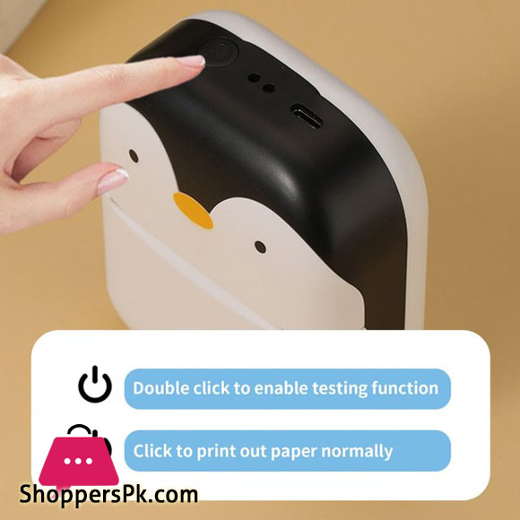 Student Pocket Learning Experience with This Portable Thermal Printers Bluetooth-enabled for Printing Notes Tags and Photos