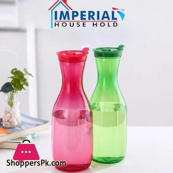 1 Pc - 1.6 Ltrs Multi purpose Fridge Bottle - Slim Fridge Bottle with Cap - Fridge Beverage Storage - Reusable Fridge Bottle