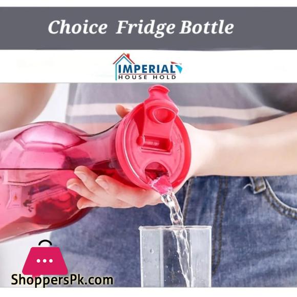 1 Pc - 1.6 Ltrs Multi purpose Fridge Bottle - Slim Fridge Bottle with Cap - Fridge Beverage Storage - Reusable Fridge Bottle