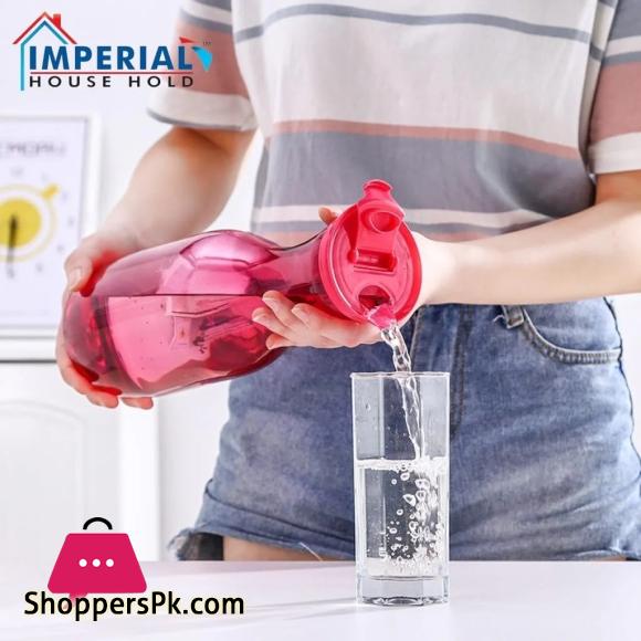 1 Pc - 1.6 Ltrs Multi purpose Fridge Bottle - Slim Fridge Bottle with Cap - Fridge Beverage Storage - Reusable Fridge Bottle