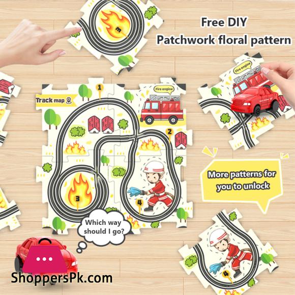 5 PCS DIY Assembling Electric Race Track Car