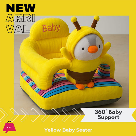 Baby New Support Seat Soft Plush Chair Learning To Sit Stuffed Doll Toys Cartoon Travel Seat