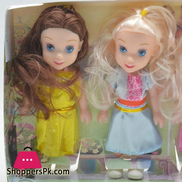 Beautiful Fashionable Mini Doll 6Inch Pack of 4