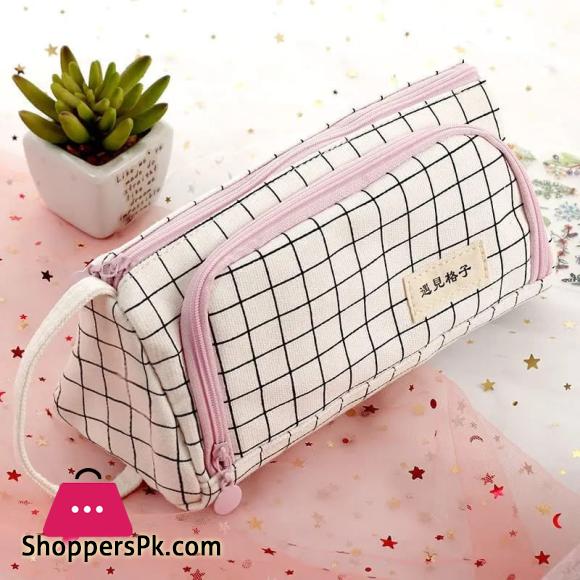 Big Capacity Pencil Case Pouch Pen Case Simple Stationery Bag School College Office Organizer for Teens Girls Adults Student, Deep Green XW, Simple