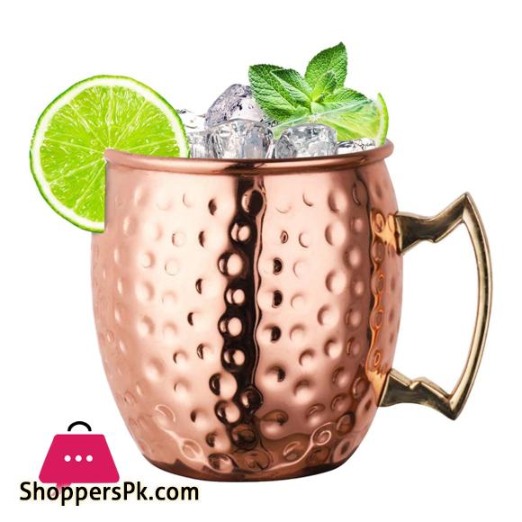 Hammered Drinking Copper Mugs1-Pcs
