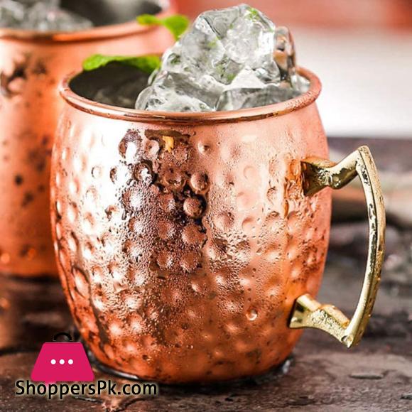 Hammered Drinking Copper Mugs1-Pcs
