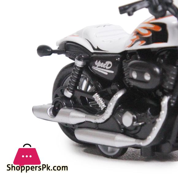 Diecast Alloy Model Bike Collection Harley Davidson Pull Back Function 4 Inch