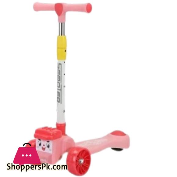 Emoji Face Scooter Kids Scooty With Music