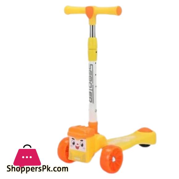Emoji Face Scooter Kids Scooty With Music