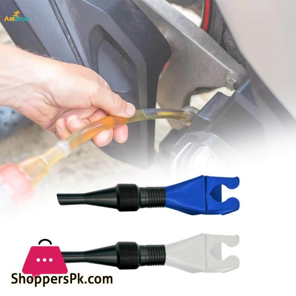 Flexible Draining Tool Snap Funnel Retractable Automotive Fuel Funnel