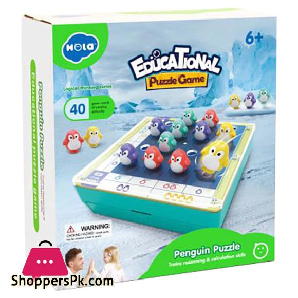 Hola Penguin Puzzle Game