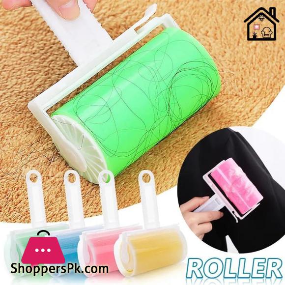 Household Washable Clothes Lint Hair Removal Rollers with Lid / Wool Viscose Pet Hair Sticky Roller Brush