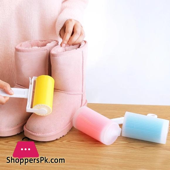 Household Washable Clothes Lint Hair Removal Rollers with Lid / Wool Viscose Pet Hair Sticky Roller Brush