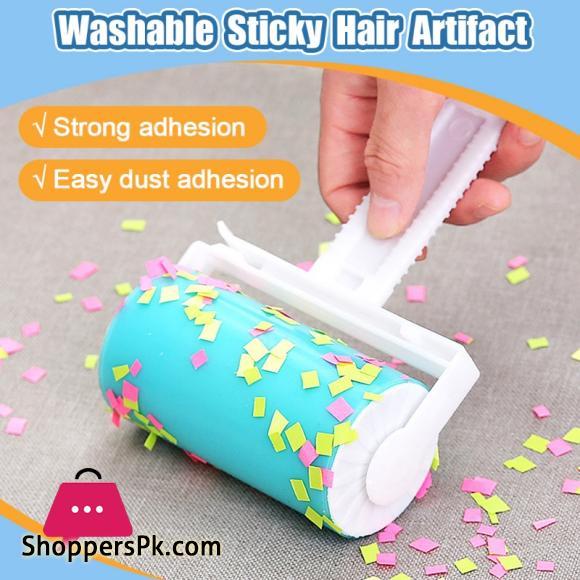 Household Washable Clothes Lint Hair Removal Rollers with Lid / Wool Viscose Pet Hair Sticky Roller Brush