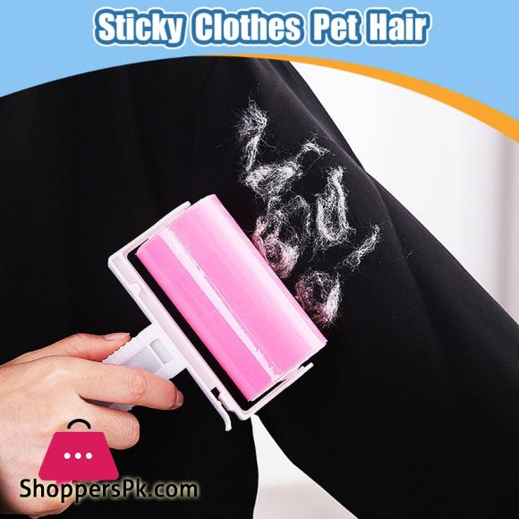 Household Washable Clothes Lint Hair Removal Rollers with Lid / Wool Viscose Pet Hair Sticky Roller Brush