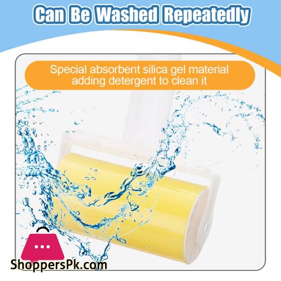 Household Washable Clothes Lint Hair Removal Rollers with Lid / Wool Viscose Pet Hair Sticky Roller Brush