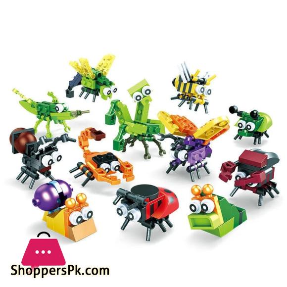 Insects Block For KIds 12Pcs