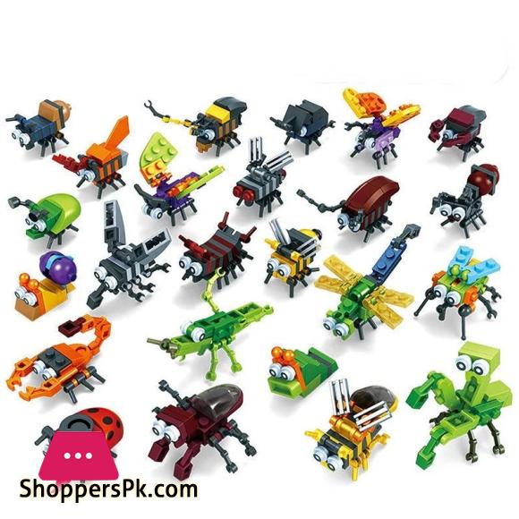 Insects Block For KIds 12Pcs