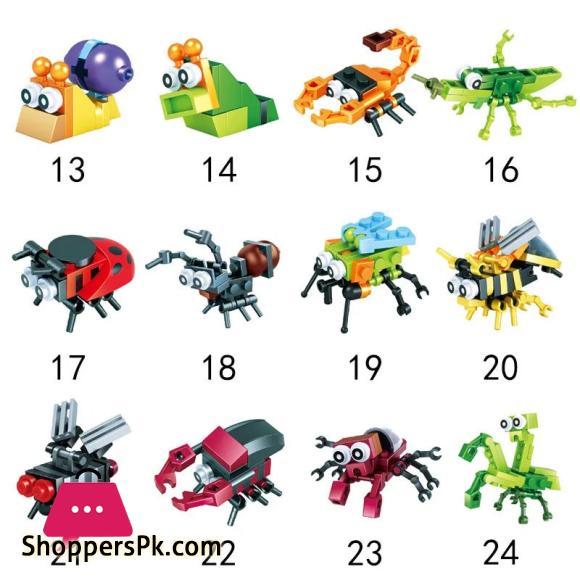 Insects Block For KIds 12Pcs