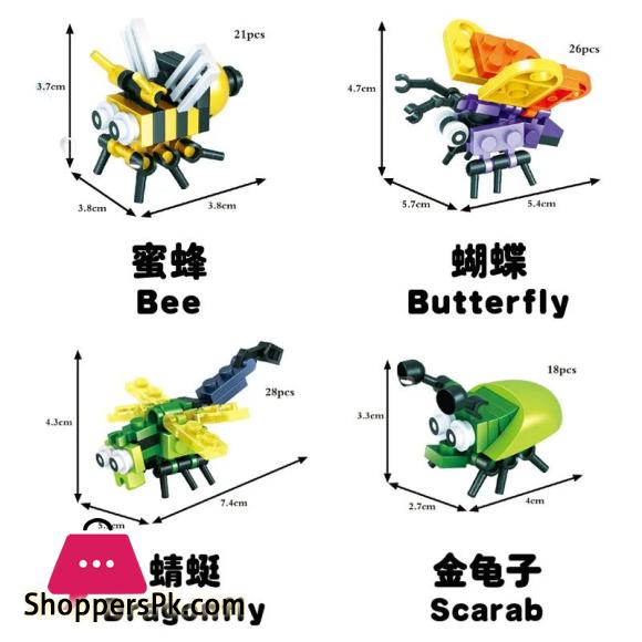 Insects Block For KIds 12Pcs