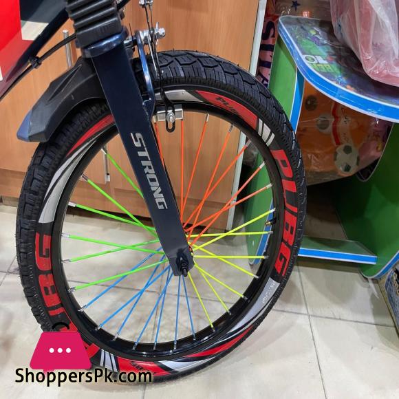 Kids 20 inch Sports Cycle With Front Water Bottle 2.5 Tyres beautiful Colorful Spokes Made in China