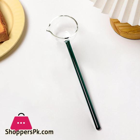 Long Handle Heat Resistant Tadka Spoon Cooking Sauce Gravy Spoon Soup Ladle Spoon for Kitchen Buffet Hot Pot,