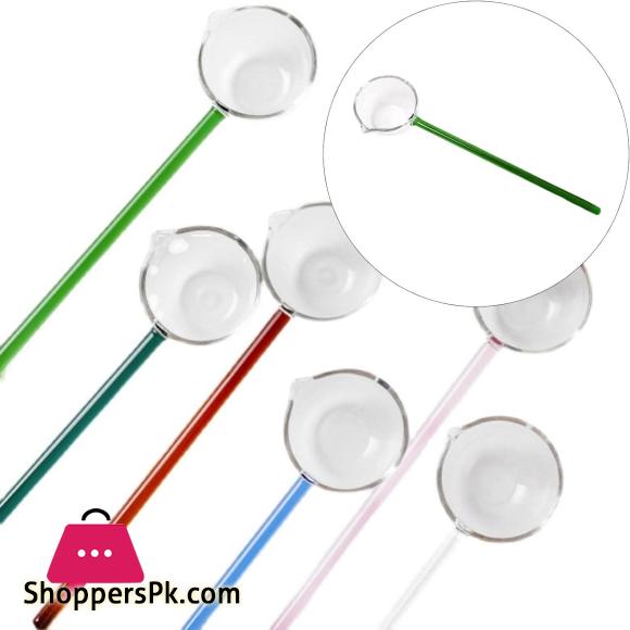 Long Handle Heat Resistant Tadka Spoon Cooking Sauce Gravy Spoon Soup Ladle Spoon for Kitchen Buffet Hot Pot,