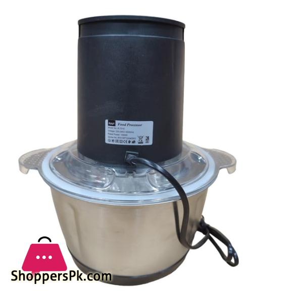 RAF Food Processor | Meat Grinder | Meat Chopper | 2-L Capacity | 1000W Powerful Motor | Stainless steel.