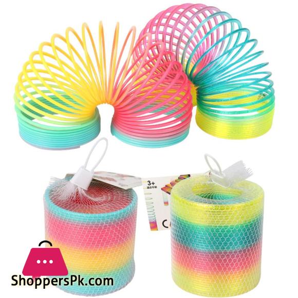 Rainbow Spring Crazy Kids Games Toys for Children Fidget Anti Stress Funny Toys