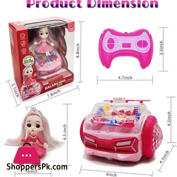 Remote control Doll car. with music and lighting toy fir kids. This Product has a Good Finishing.