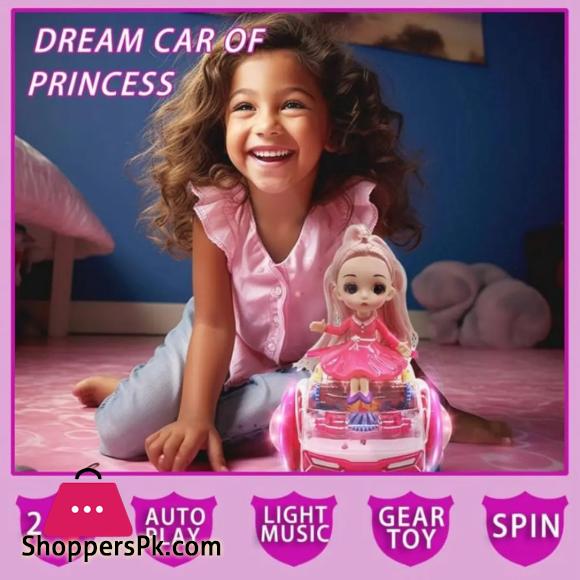 Remote control Doll car. with music and lighting toy fir kids. This Product has a Good Finishing.