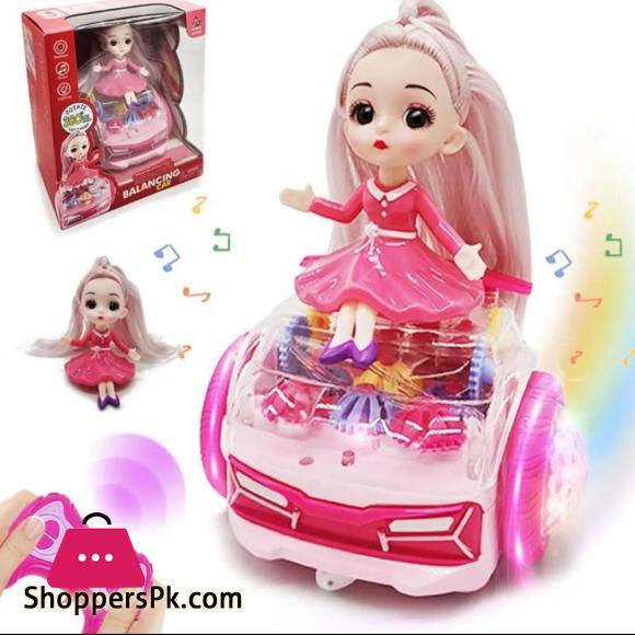 Remote control Doll car. with music and lighting toy fir kids. This Product has a Good Finishing.