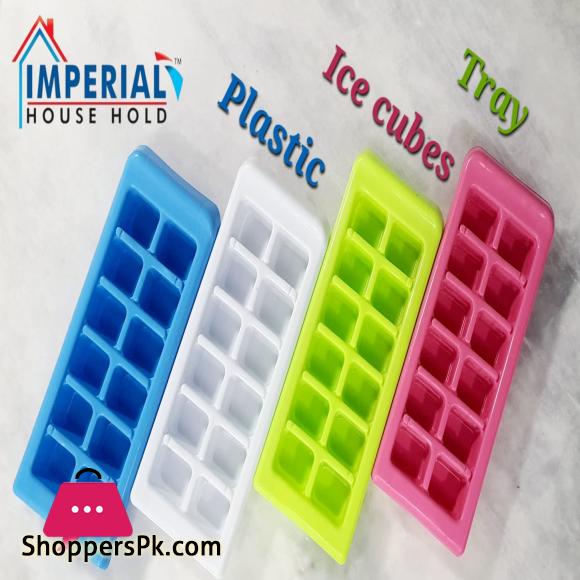 Silicone Flexible Easy Release Stackable 12 Cavity Ice Cube Trays for Whiskey, Cocktails, Soft Drinks, Water, BPA Free, Multicolor, 1 Piece