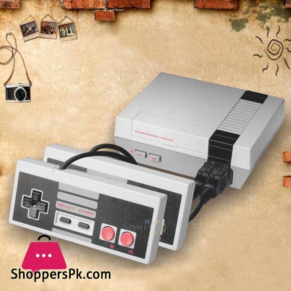 TV Video Game Console For NES Classic 8 Bit Game Player Built-In 620 Games + Dual Controllers